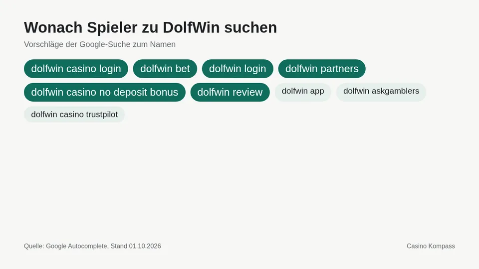 Google-Suchvorschläge zu DolfWin