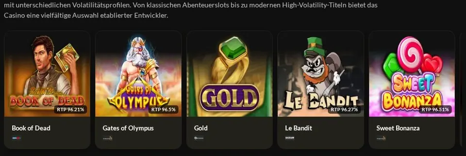 Foxygold: Spielelobby (Screenshot von foxygold.com)