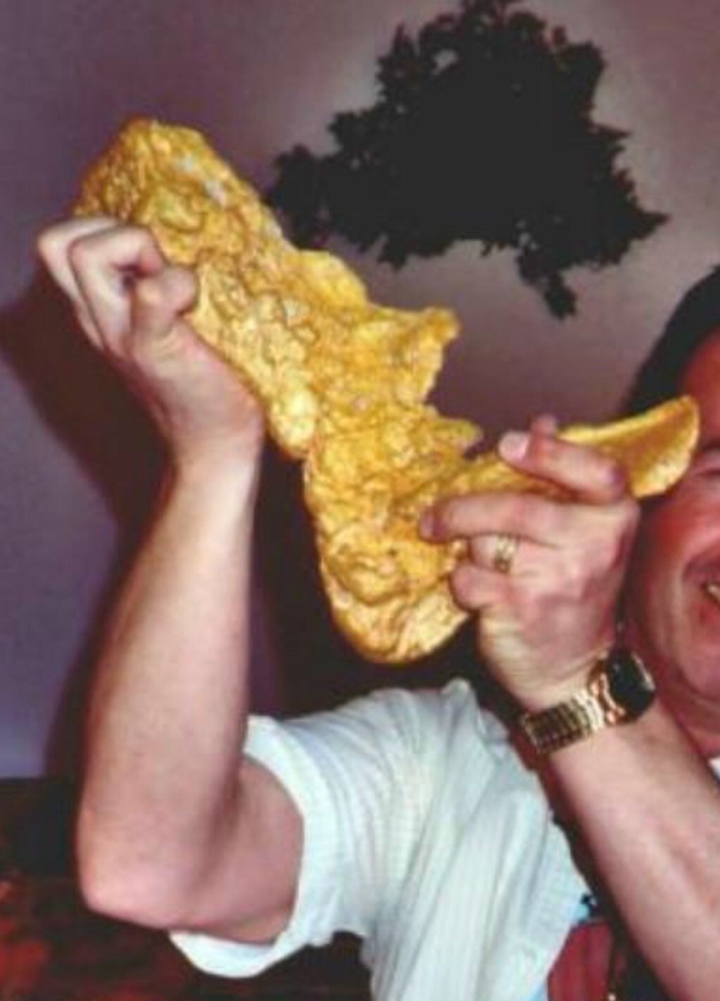 Ein Schatzsucher findet einen Goldklumpen im Wert von 1.553.500 Dollar und verkauft ihn, ohne davon zu wissen, für 30.000 Dollar an seinen Chef.